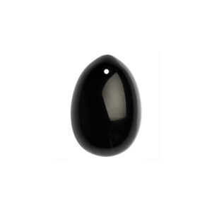 Yoni-Ei aus Obsidian